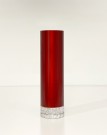 Funkis rød enkel sylinderfomet vase i eloksert aluminium og glass - Bjørn Engø EMALOX Oslo Norway Norge 1960 tallet thumbnail