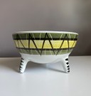 Skål i keramikk med tre bein - Graveren Norge 1960/ 70 tallet thumbnail