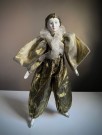 Pierrot Harlequin dukke klovn - 1990 tallet thumbnail