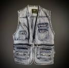 Vest i steinvasket dongeri/ demin, str L - RUI CHANG FASHION thumbnail