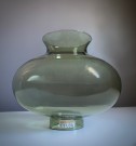 Lampekuppel i sotet glass til telysholder/ lykt - Riihimäen lasi Finland 1970 tallet thumbnail