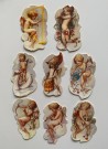 Lott 8 stk glansbilder englemotiv 1950/ 60 tallet thumbnail