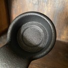 Glo telysholder lysestake sort jerngods støpejern Anderssen & Voll Nedre Foss Norge thumbnail