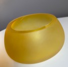 Signert asymmetrisk skål/ bolle i matt kunstglass thumbnail