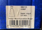 Julekrybbe Josef grønn figur i kunstglass med gulldekor 38010 - Maud Gjeruldsen Bugge Hadeland Glassverk Norway Norge  thumbnail