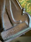 Sadko Brutalistisk industriell Russisk veggpynt/ platte/ relieff i bronsepatinert metall - Russland 1950/ 60 tallet thumbnail