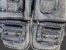 Vest i steinvasket dongeri/ demin, str L - RUI CHANG FASHION thumbnail