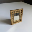Lundby dukkehus tilbehør 1:18 - Speil med gullramme (6852) 1970/ 80 tallet thumbnail