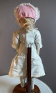 Antikk sovedukke Bisquit porselen H32 cm - Schoenau & Hoffmeister Tyskland 1900 tallet thumbnail