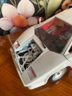 Hvit Lamborghini Countach modellbil 1:18 Burago Italia Italy 1988 thumbnail