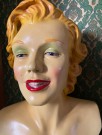 Stor Marilyn Monroe byste skulptur figur statue thumbnail