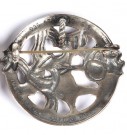 Norsk sølvbrosje 4,5 cm thumbnail