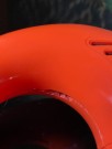 Toot a loop orange Space Age radio R-72 i plast - National Panasonic Japan 1970 tallet thumbnail