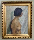 Portrett, oljemaleri kvinne thumbnail