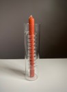 Sylinder/ spiral kombinert lysestake og vase i klart kunstglass - IKEA PS Ehlen Johansson thumbnail