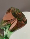 Bohemian Peach delite vase i kunstglass - Tsjekkia 1960/ 70 tallet thumbnail
