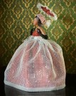 Uvanlig flott half doll rokokko dukke/ figur/ bordlampe - 1950/ 60 tallet thumbnail