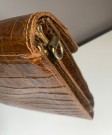 Håndveske/ dokumentmappe i skinn - Italia, 1980 tallet thumbnail