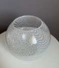 Merletto glass skål/ bolle - Harrachov Czech, Tsjekkia 1950 tallet thumbnail