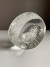 Hedgehog/ pinnsvin signert figur/ papirvekt i bly krystall - Mats Jonasson Målerås glass Sweden thumbnail