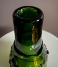 Vase i grønt kunstglass, Kglass - Magnor glassverk Norge, 1971 thumbnail