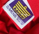 Rød fotballskjorte/ drakt str S - ADMIRAL England 1970 tallet thumbnail