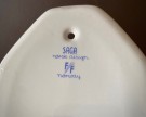 SAGA veggplatte/veggplett i porselen Turi-design Turi Gramstad Oliver FF Figgjo Flint Norway 1960/70-tallet thumbnail