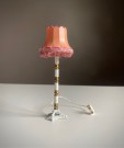 Lundby dukkehus tilbehør 1:18 - Rosa stålampe (6155) 1980 tallet thumbnail