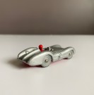 Silver metallic Mercedes Benz no.7 racing miniatyr modellbil - Budgie minatures England 1950/ 60 tallet thumbnail