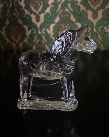 Håndlaget Dalahest glassfigur Lindshammar Sweden Sverige