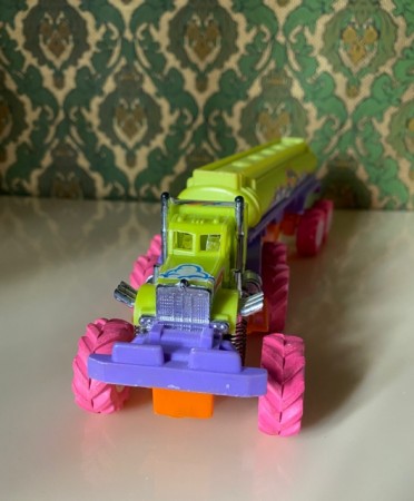 Monster truck tankbil trailer modellbil B.C. USA 1986