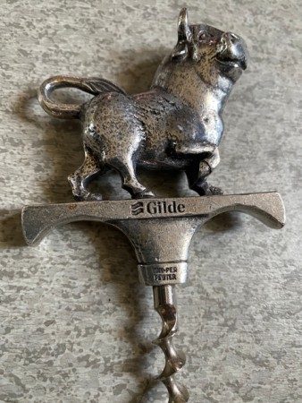 Gilde vinåpner korketrekker Tinn-Per Pewter tinn Norway Norge 