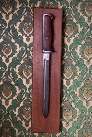 Kort knivbajonett M/1894 Krag Jørgensen gevær - Kongsberg Våpenfabrikk Norge