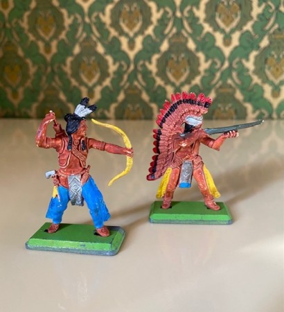 Apache Britains Deetails indianer lekefigur W.Britain LTD England 1971