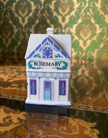 Lenox Spice Village Rosemary rosmarin krydderbøsse krydderkrukke Brooks & Bentley 1989