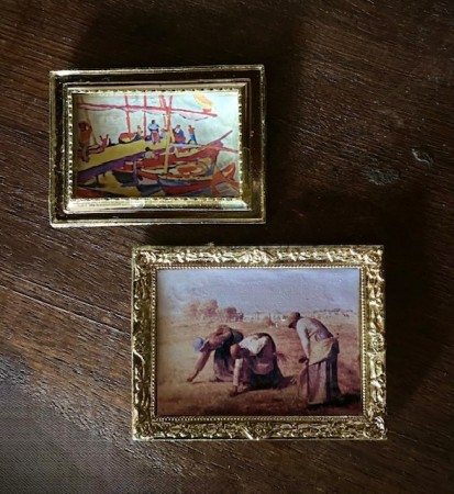 Lundby dukkehus tilbehør 1:18 malerier bilder 6615 1990-tallet