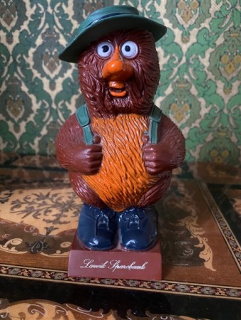 Flåklypa Ludvig sparebøsse Larvik Sparebank Norge 1970/80-tallet