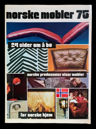 Norske møbler 1975 reklame møbel/ produktkatalog 