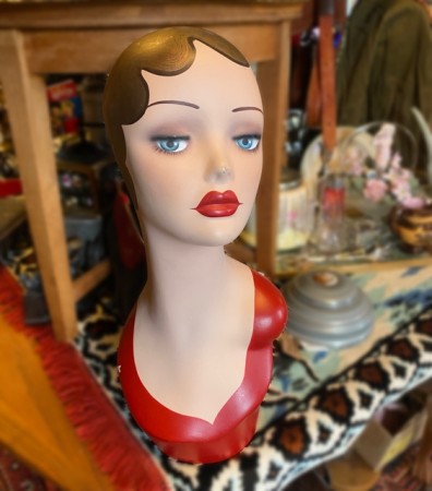 Mrs Charleston byste Art Deco kitschy look/ design - Italia 1990 tallet