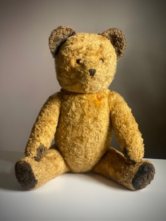 Antikk Teddybjørn bamse H40 cm - 1930 tallet