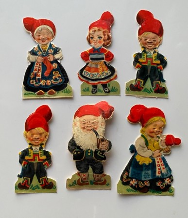 Norske glansbilder nisseglans julemotiv 1950/60-tallet