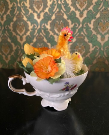 Påskedekor håndlaget kitsch piperens påskepynt OldshitVT