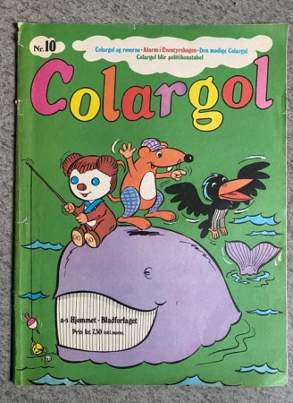 Colargol tegneserie Nr.10 Olga Pouchine Norsk utgave AS Hjemmet Bladforlaget 1976