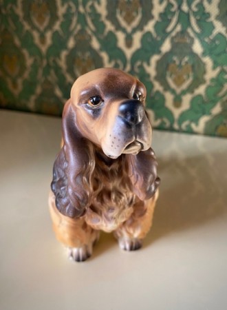 Cocker spaniel hundefigur figurine M3623 Napco National Potteries corporation USA 1958