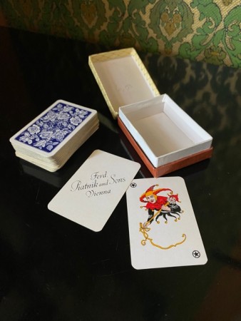 Miniatyr kortstokk kortspill - PIATNIK Trade mark Østerrike