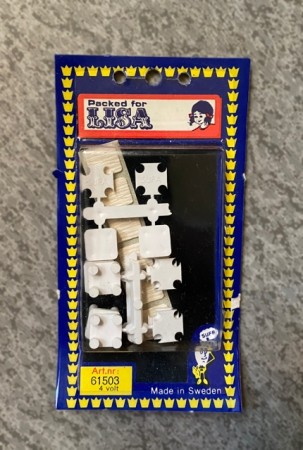 LISA dukkehus elektrisk tilbehør i uåpnet emballasje art.nr 61503 4 volt Sweden