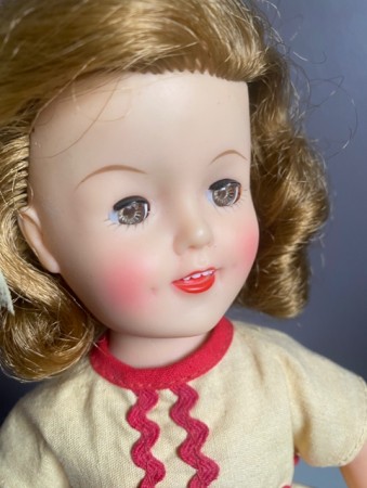 Shirley Temple, vinyldukke - IDEAL Toy Company USA, 1950/60 tallet