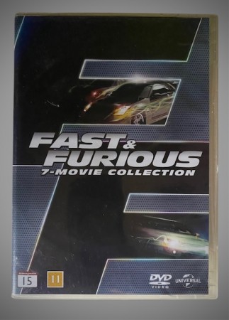 Fast and Furious 7-movie collecion DVD disc boxset - Universal Sony Pictures Home Entertainment 2015