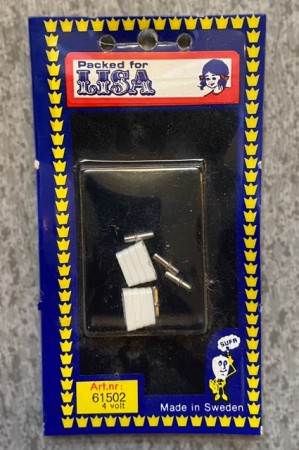 LISA dukkehus elektrisk tilbehør i uåpnet emballasje art.nr 61502 4 volt Sweden